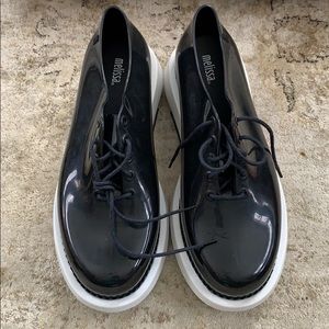 Melissa Vitorino Campos grunge pvc lace up